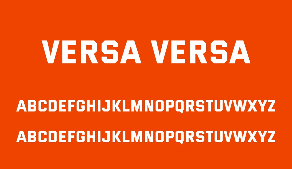 versa-versa font