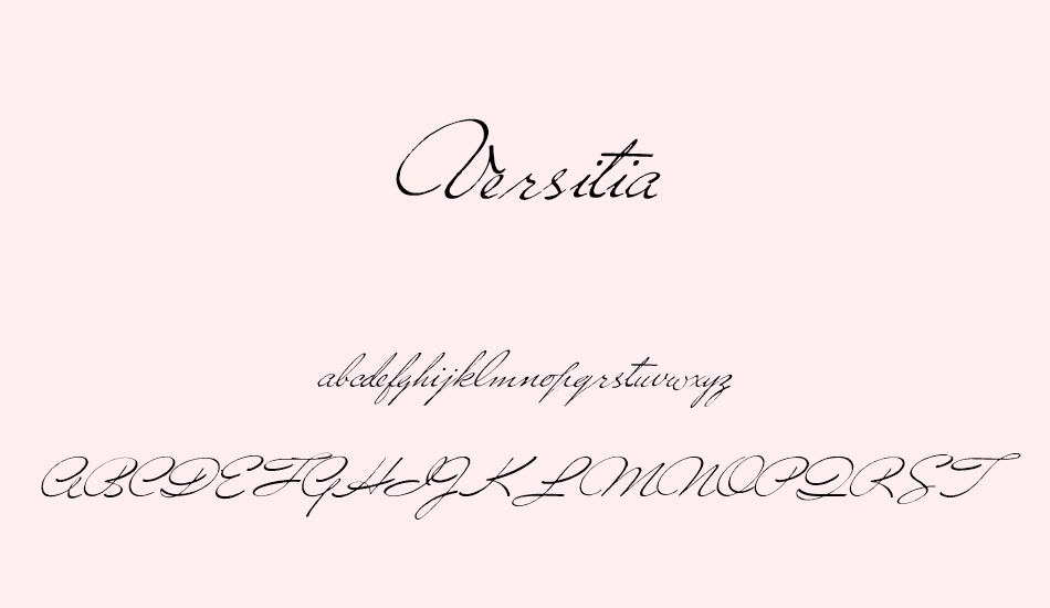 versitia font