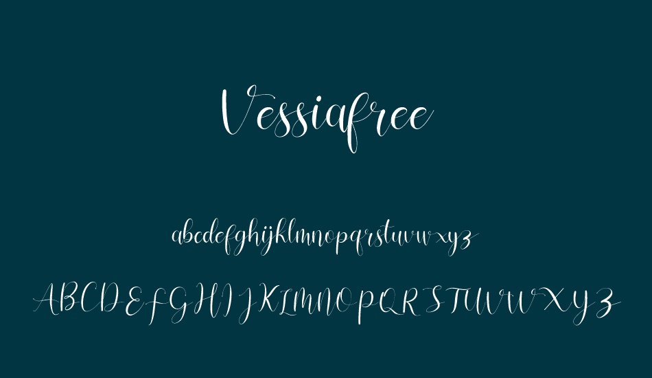 vessiafree font