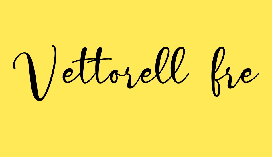 vettorell-free font big