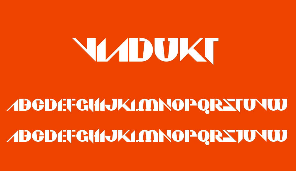 viadukt font