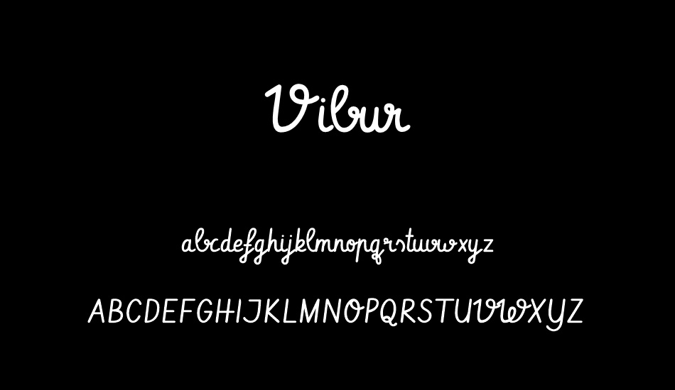 vibur font