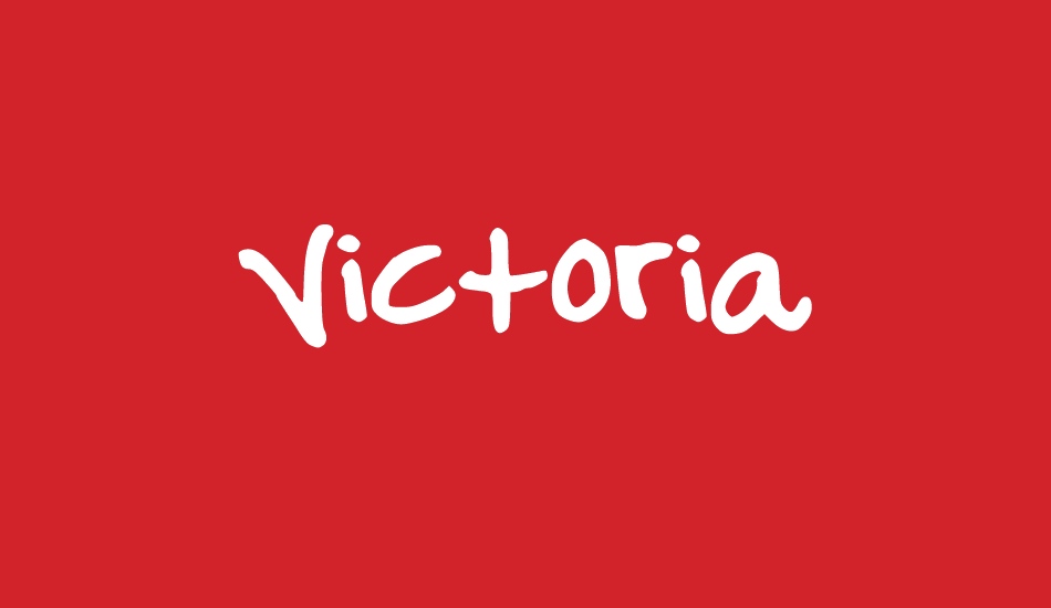 victoria font big