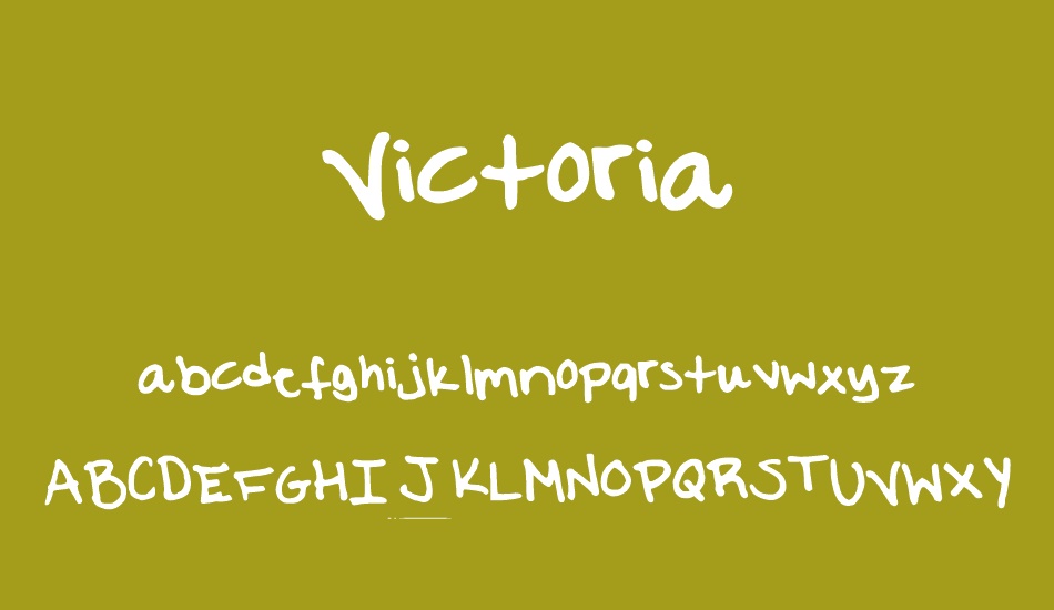 victoria font