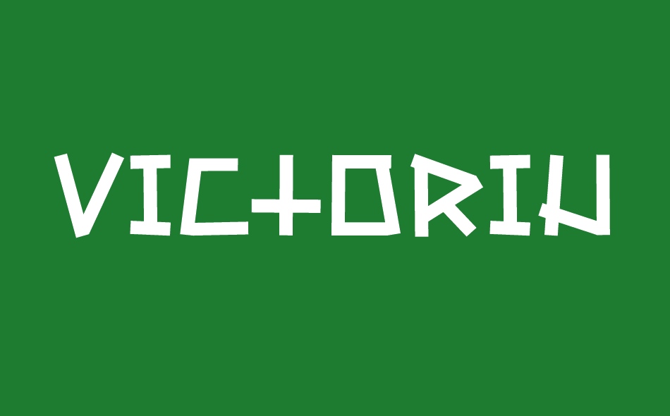 Victorius font big