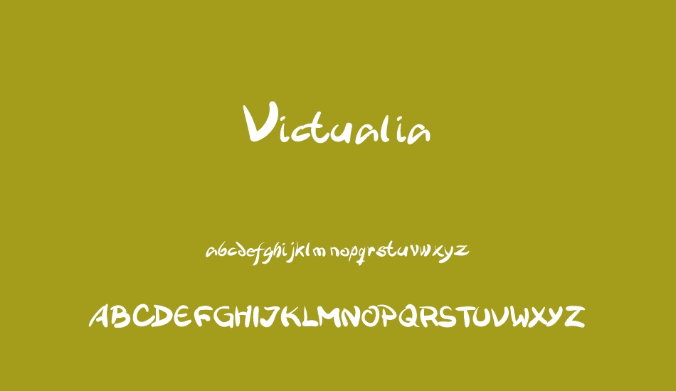 Victualia font