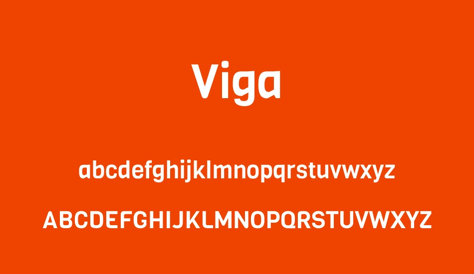 viga font