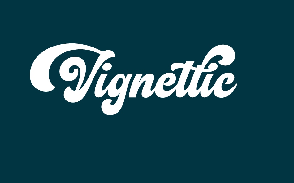 Vignettic font big