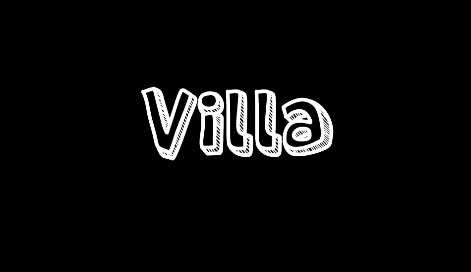 villa font big