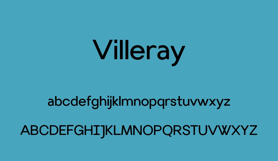 villeray font