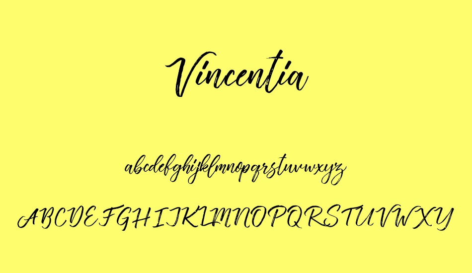 vincentia font