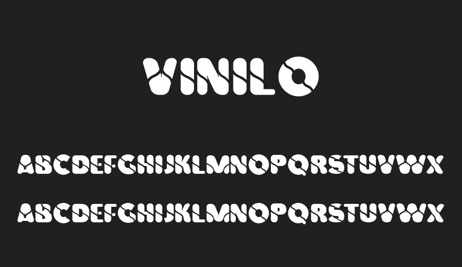 vinilo font