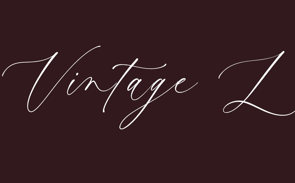 Vintage Loving font big