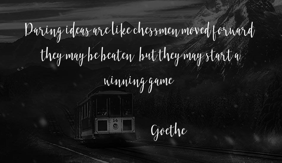 violette font text