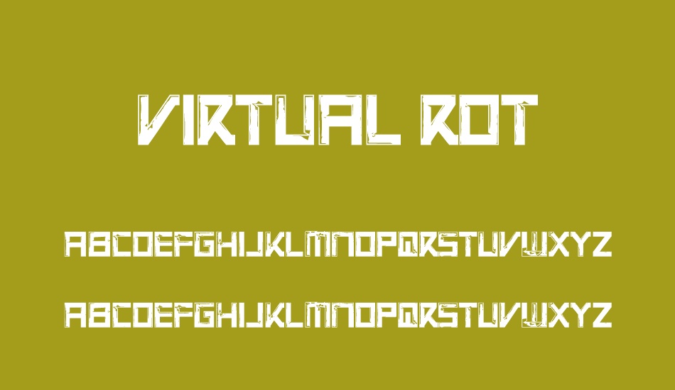 virtual-rot font