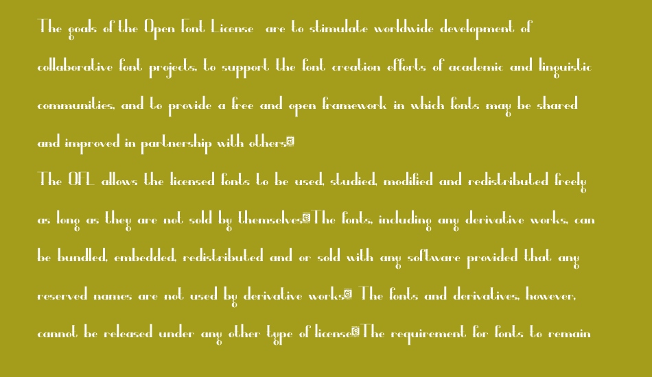 visaka font 1