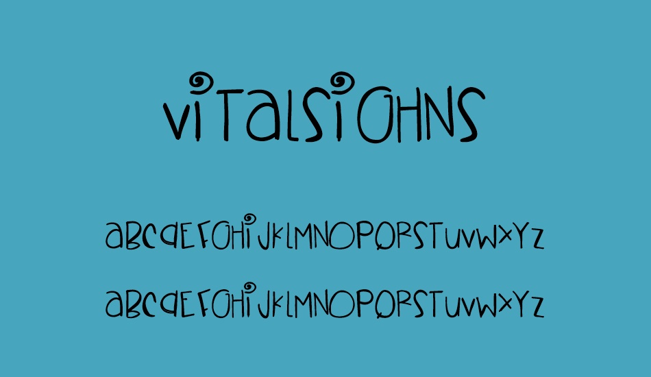 vitalsighns font