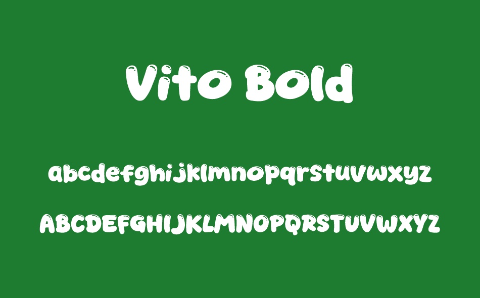 Vito Bold font