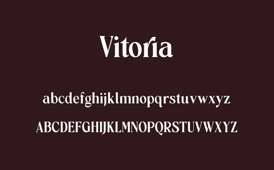 Vitoria font