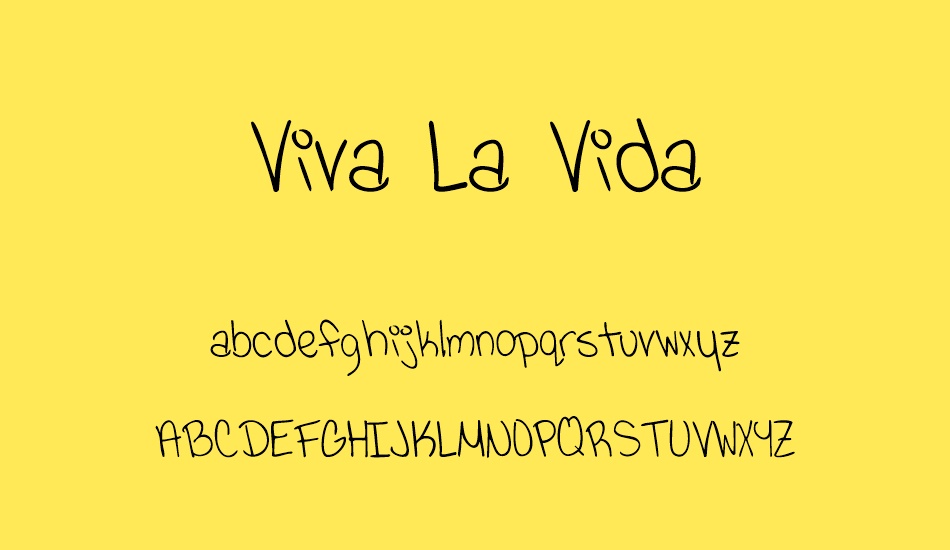 viva-la-vida font