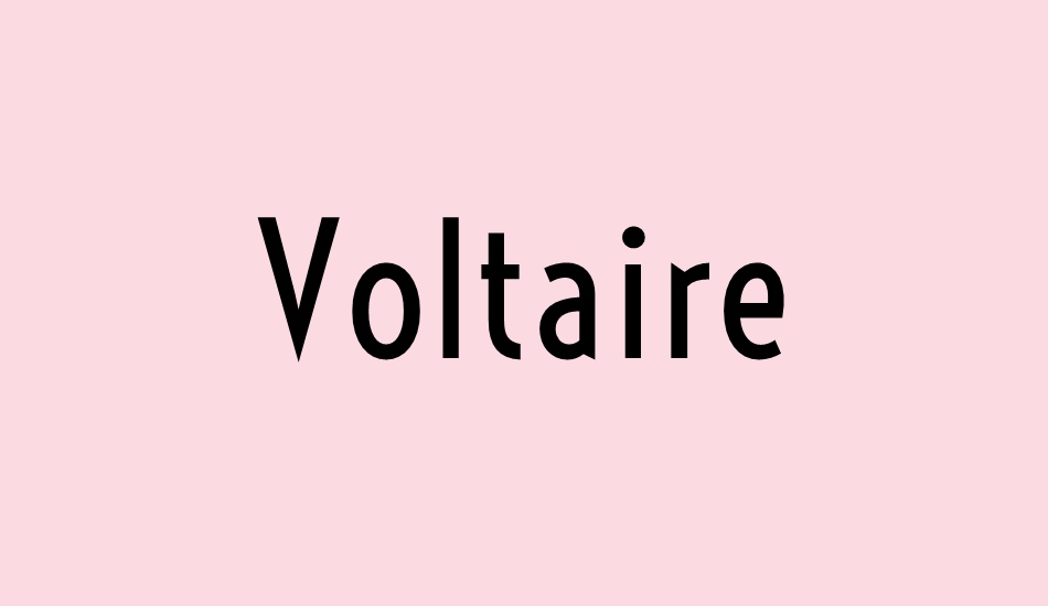 voltaire font big