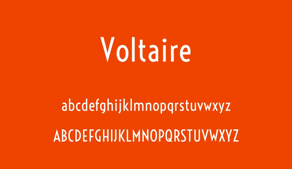 voltaire font