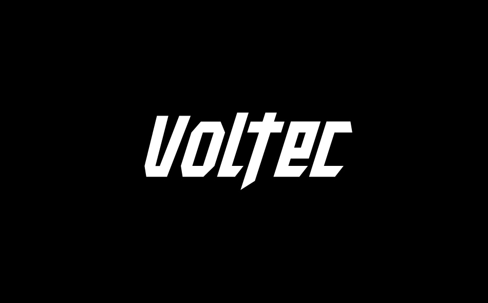 Voltec font big