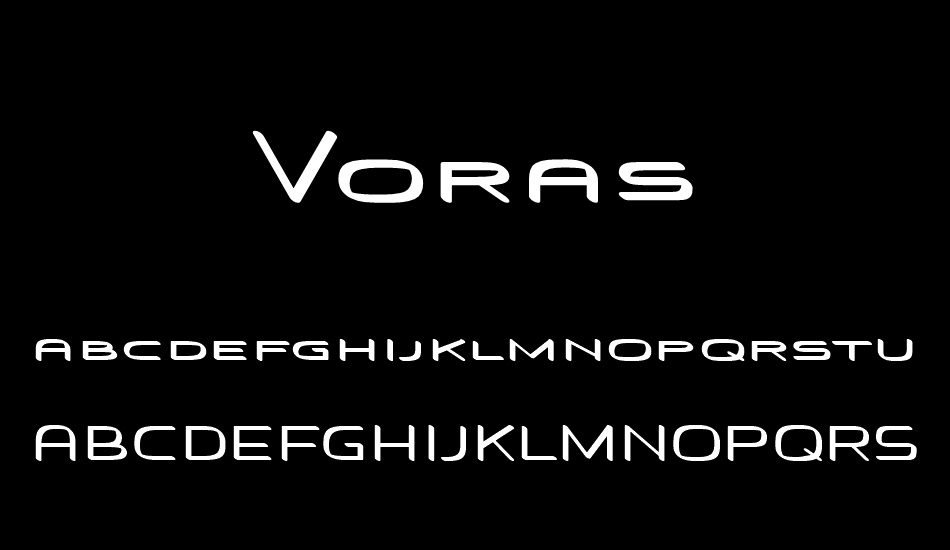 voras font