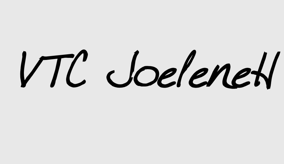 vtc-joelenehand font big