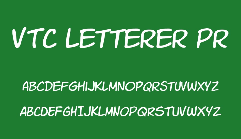 vtc-letterer-pro font