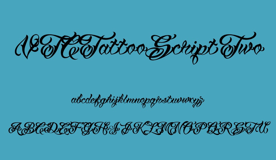 vtctattooscripttwo font