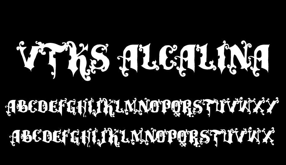 vtks-alcalina font
