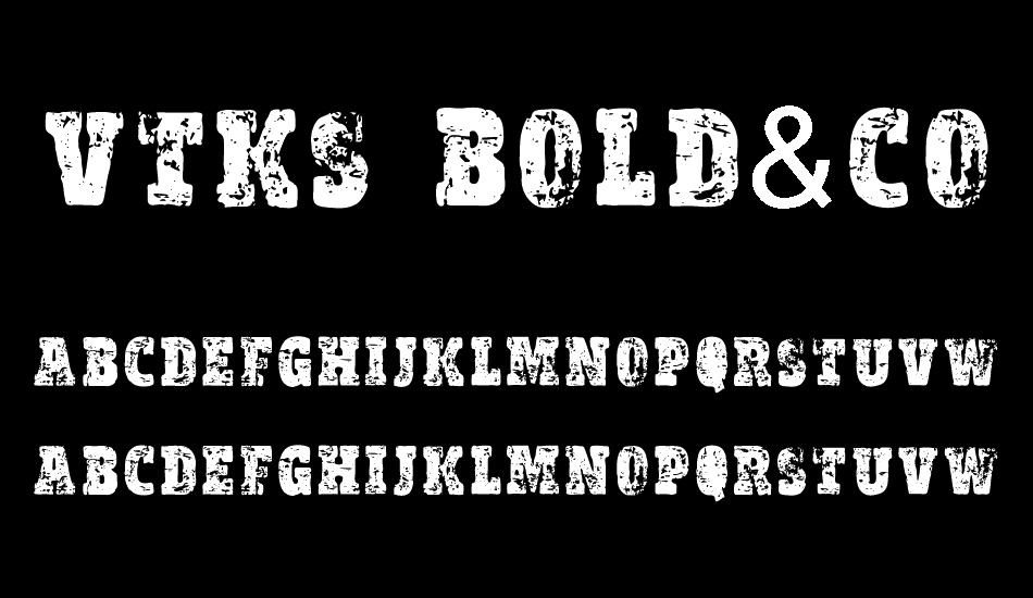 vtks-bold&cool font