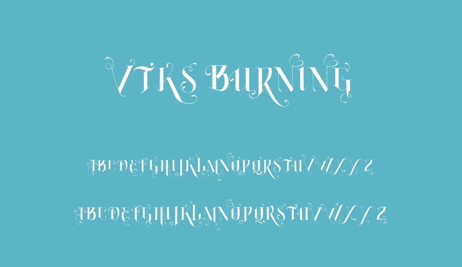 vtks-burning font