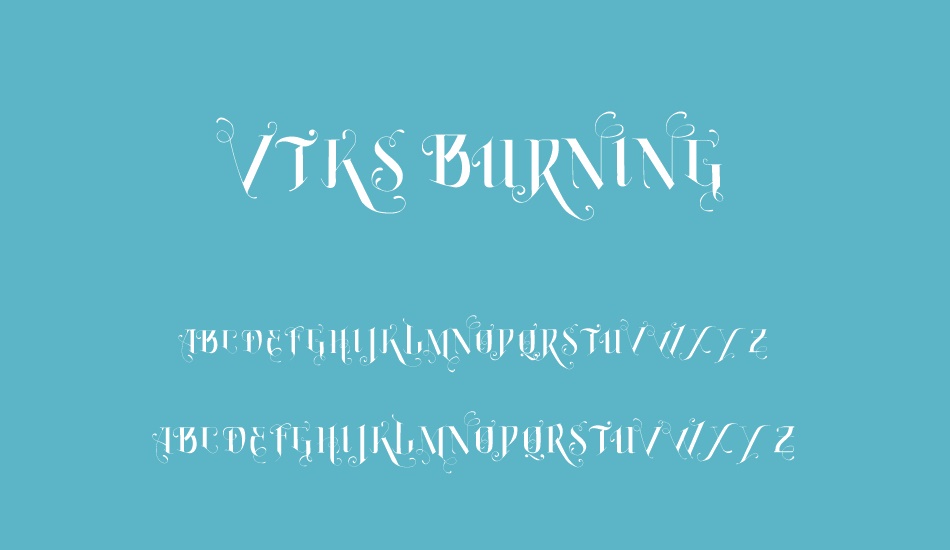 vtks-burning font