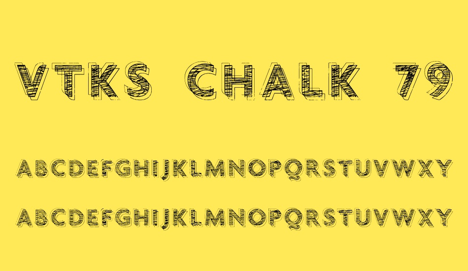 vtks-chalk-79 font