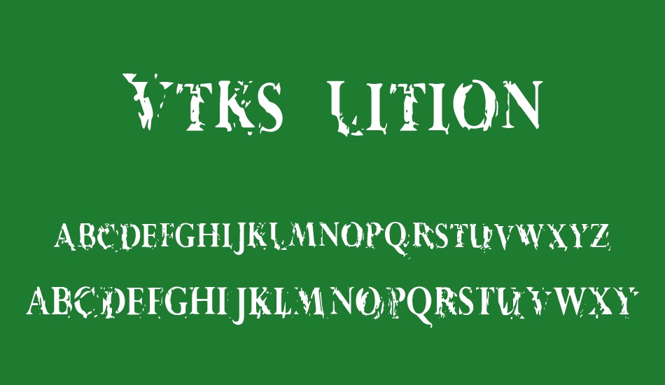 vtks-demolition font