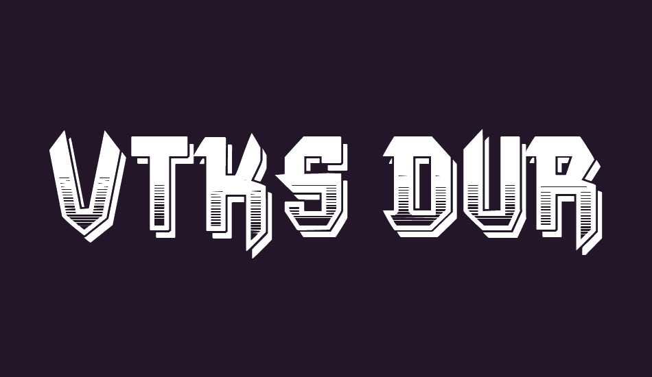 vtks-dura-3d font big