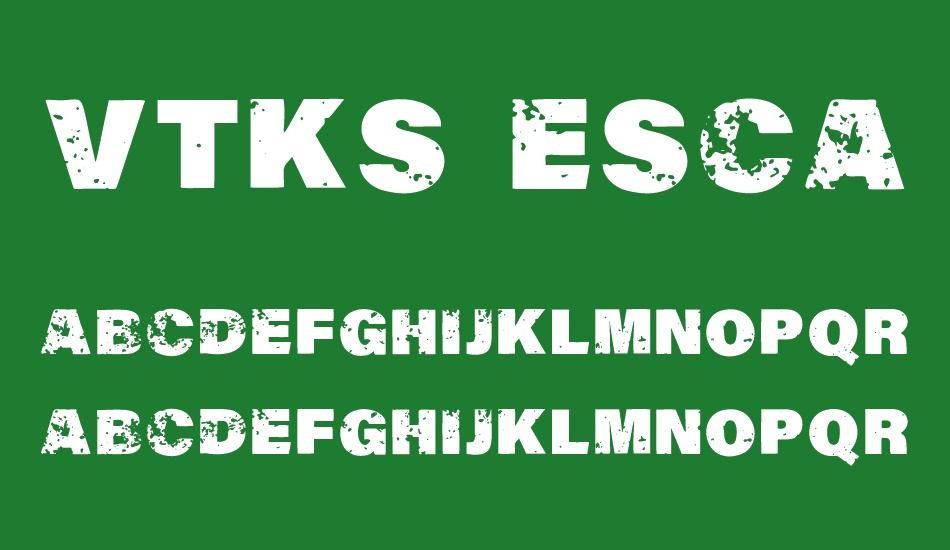 vtks-escape font