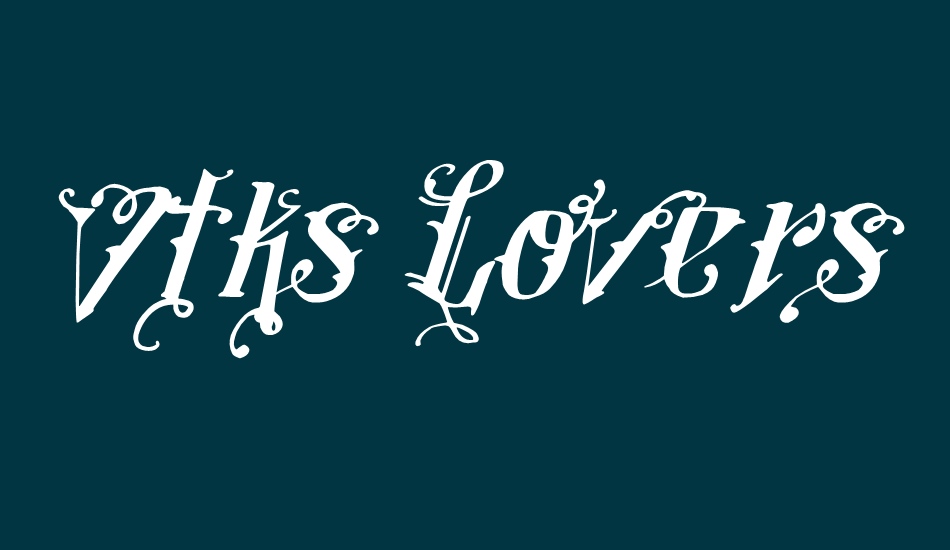 vtks-lovers-ıtalic font big