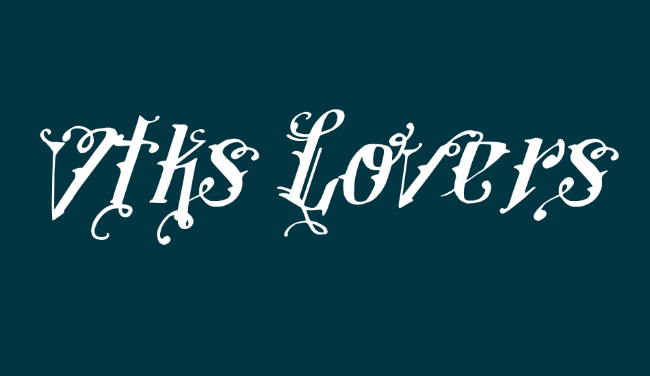 vtks-lovers-ıtalic font big