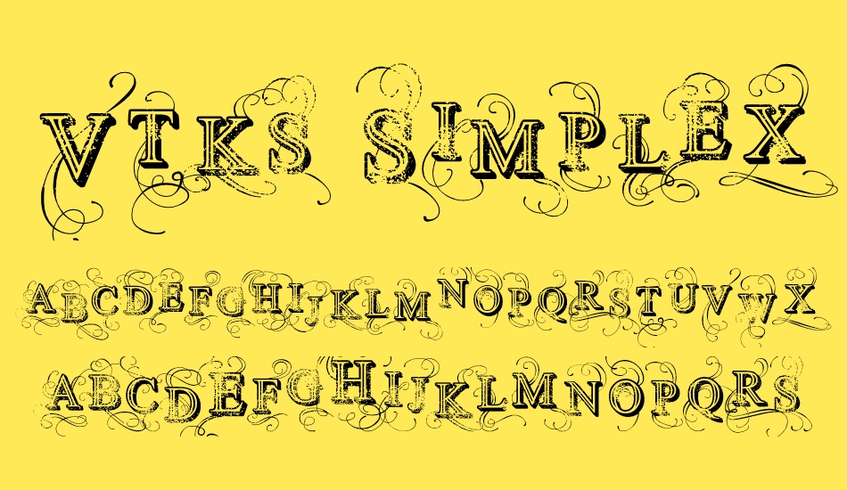 vtks-simplex-beauty-2 font