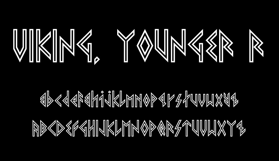 vıkıng-younger-runes font