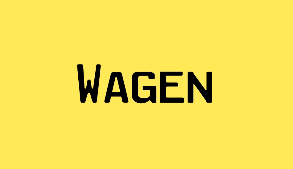 wagen font big