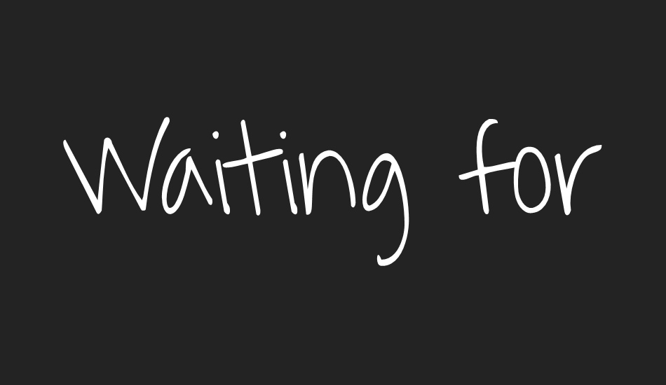 waiting-for-the-sunrise font big