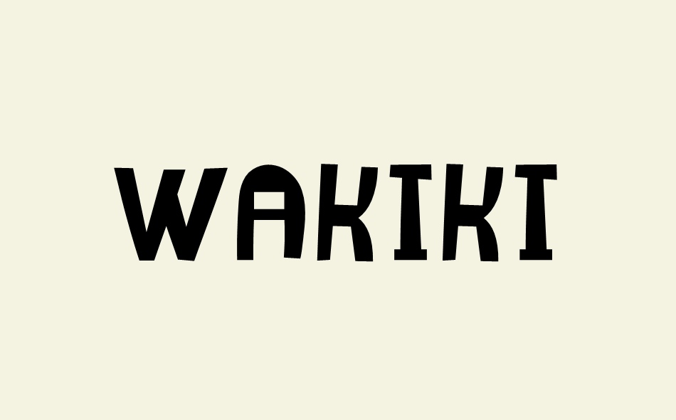 Wakiki font big