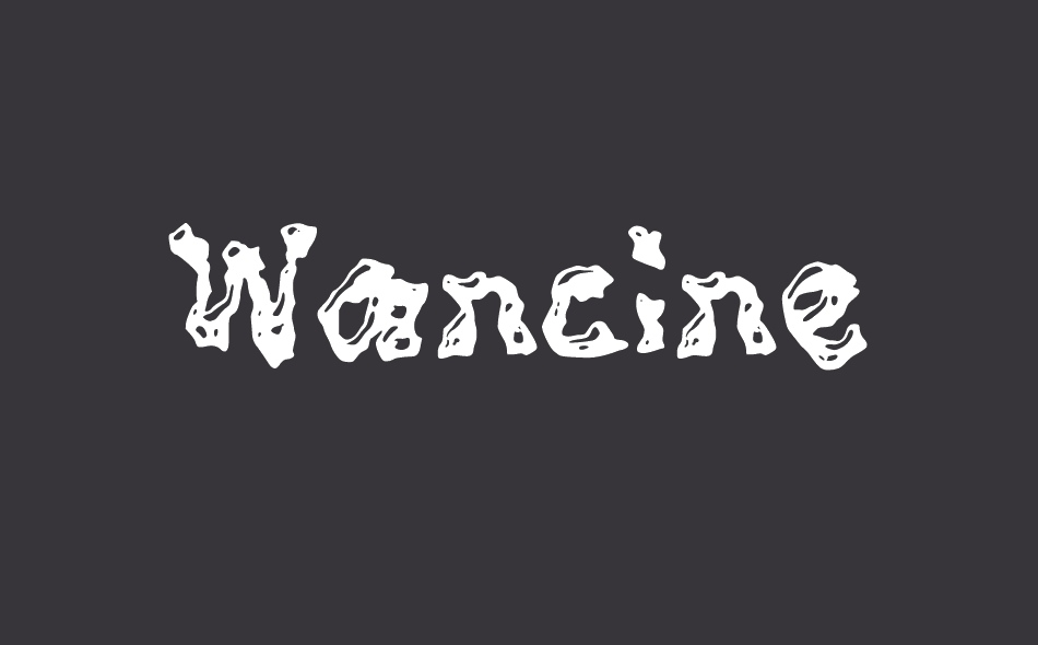 Wancine font big