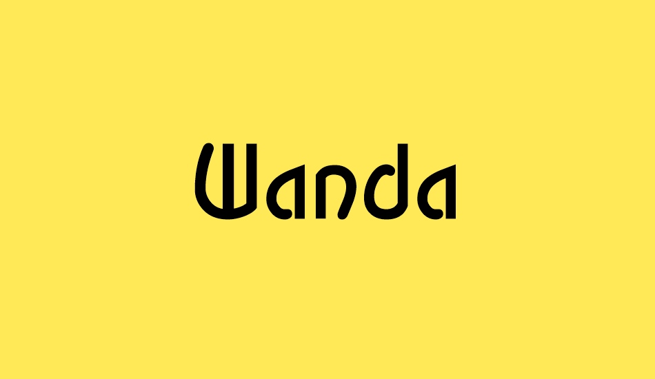 wanda font big