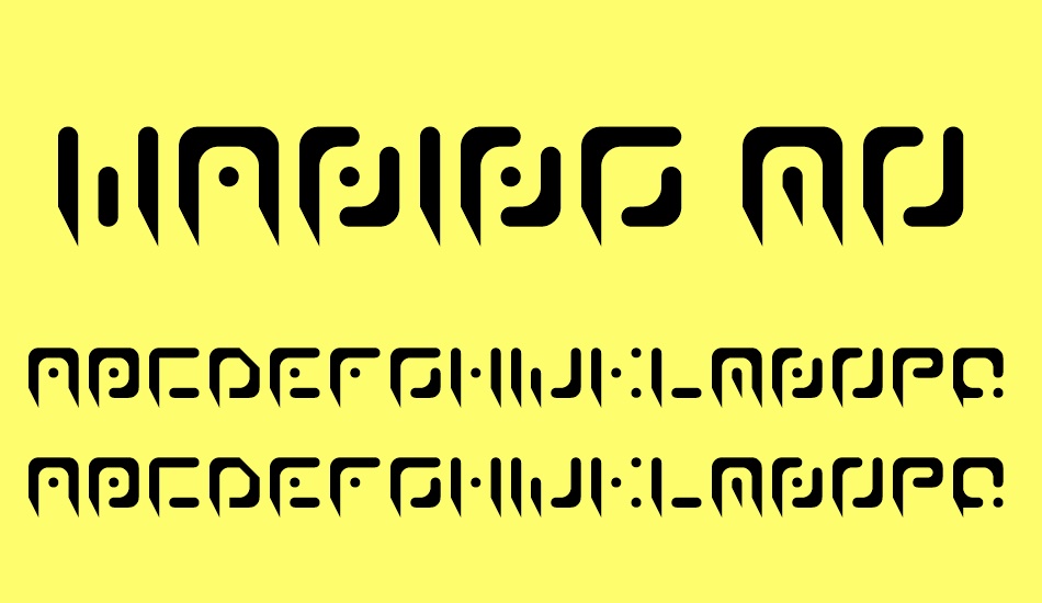 waning-moon font