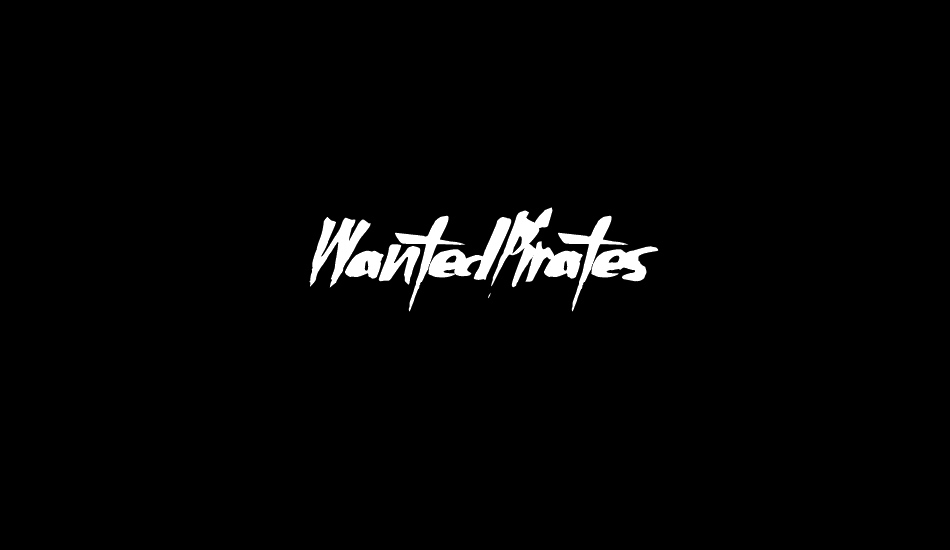 wantedpirates font big